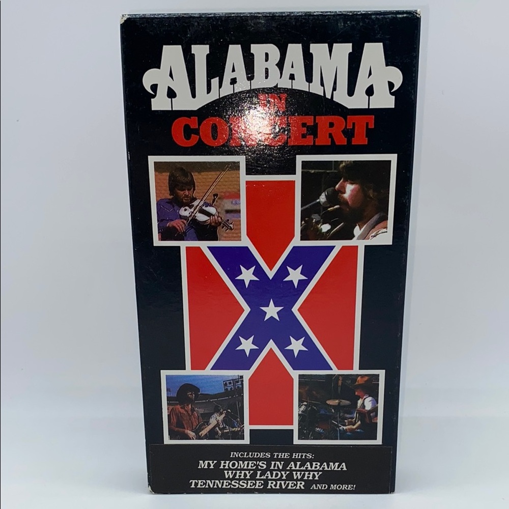 Alabama In Concert VHS Tape Country Music